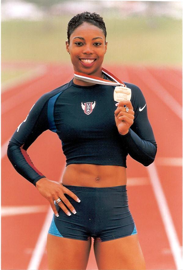 Anajanette Kirkland, World Track and Field Champion, spoke at the last NW Flyers breakfast on Feb 2, 2013