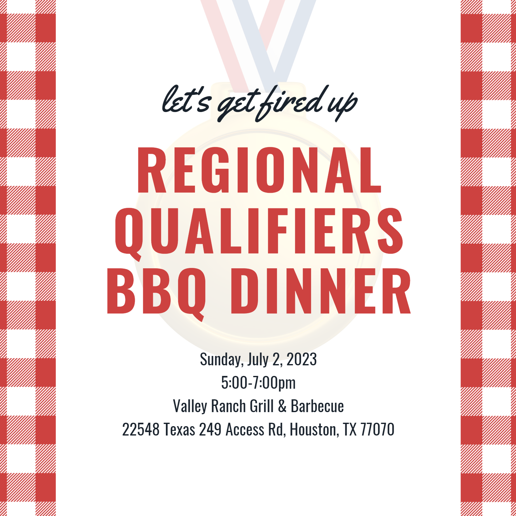 2023 Regional Qualifiers Dinner