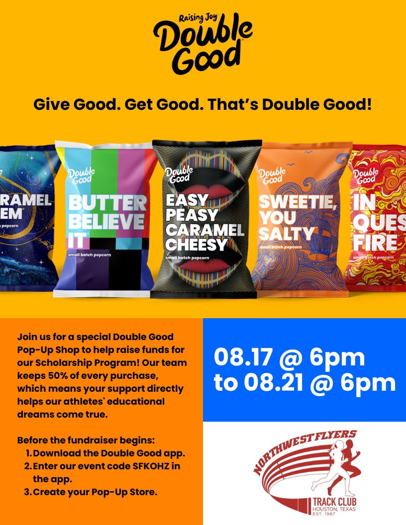 Support Our Athletes: Double Good Pop-Up Shop Fundraiser!